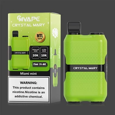 CM VAPE 20000 PUFF SPACE ROCKET VAPE de unică folosință: Miami Mint